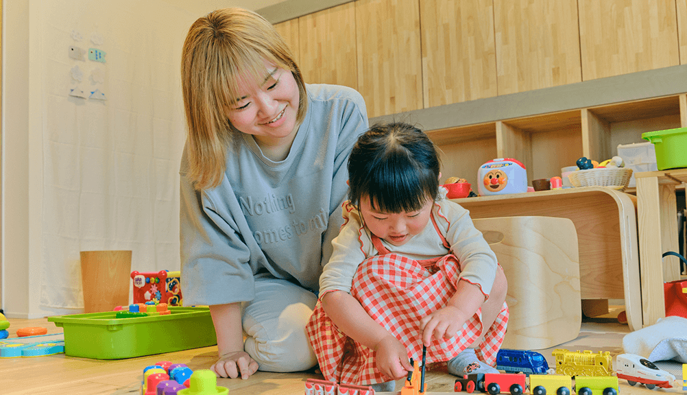 保育係がお子さまをお預かり