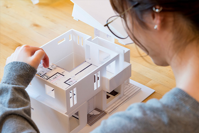 住宅専門の<br>スキルフルな設計士