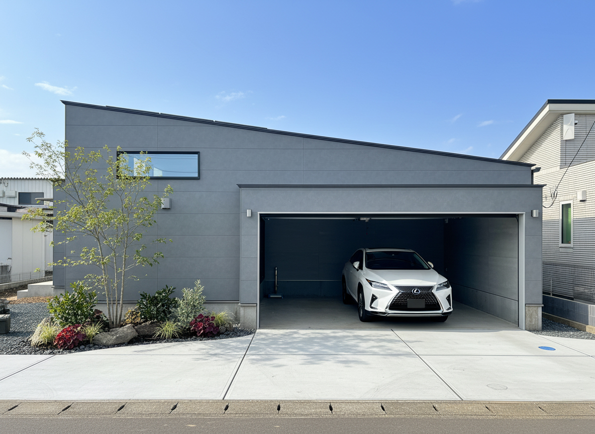 新築｜佐野市出流原町｜暮らしの中にガレージがある贅沢な平屋