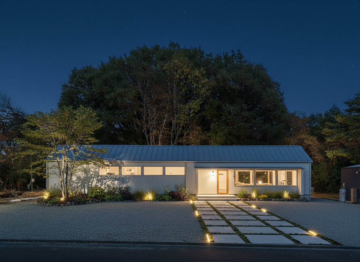 新築｜那須塩原市｜自然に寄り添う、“働く×暮らす”平屋。— お店と暮らしがつながる、店舗併用住宅
