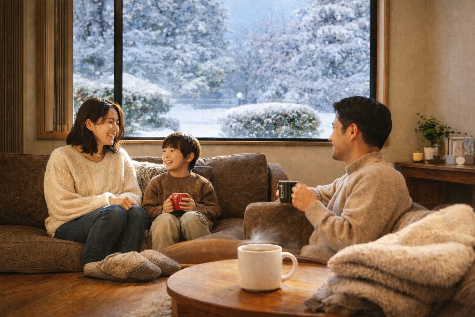 寒い冬でも快適に過ごせる家づくり