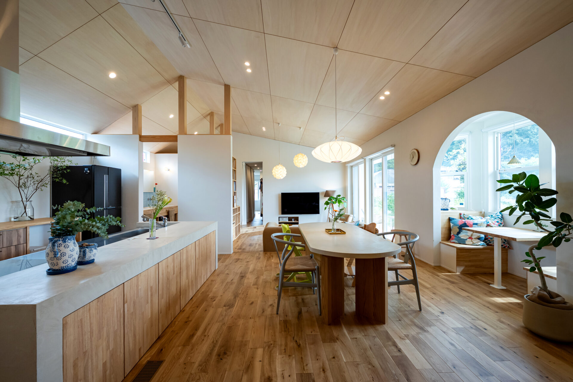 植物と暮らす家