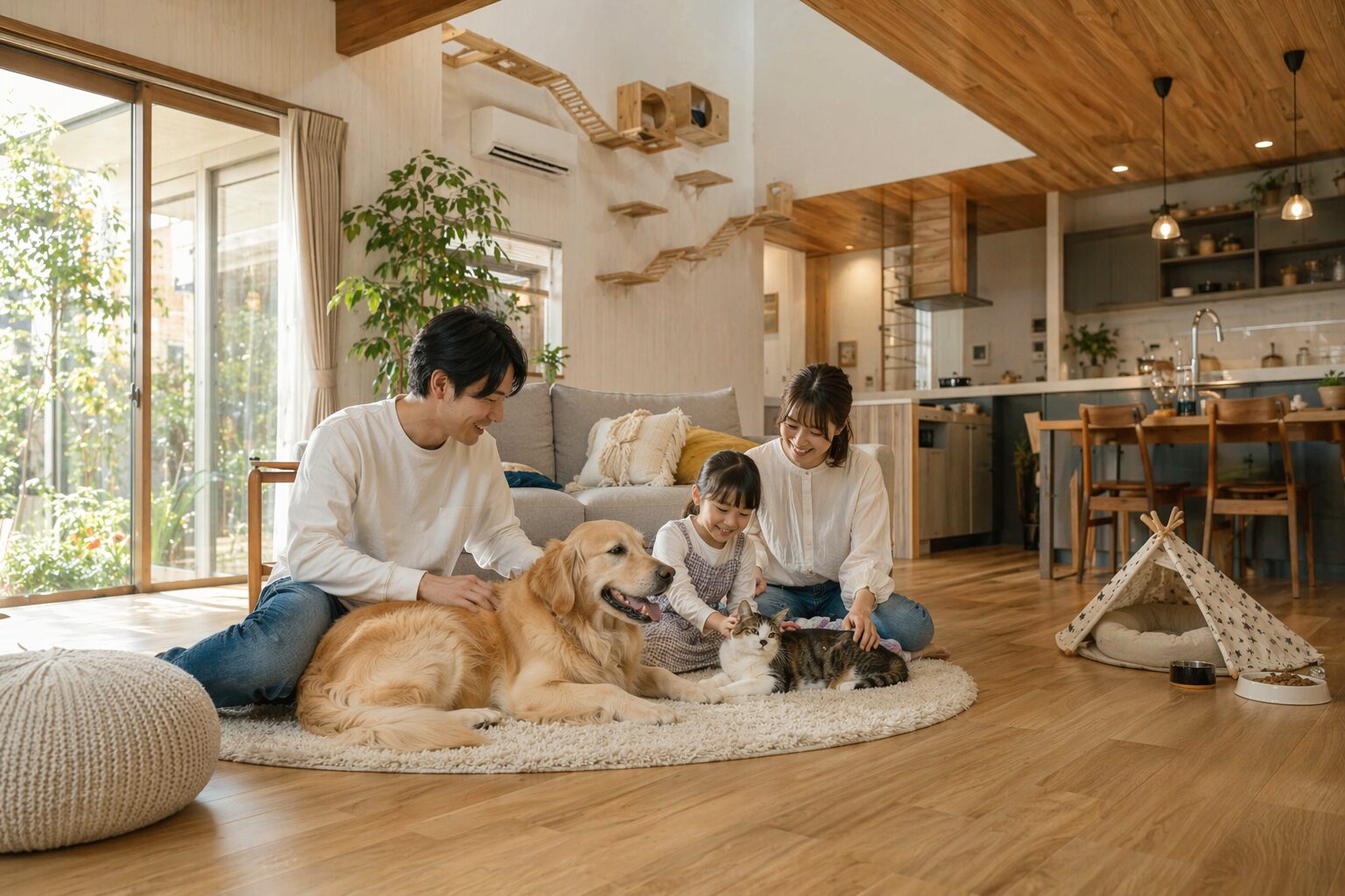 ペットと快適に過ごせる家づくり